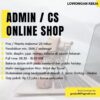 Lowongan Kerja Medan Admin CS Online Shop