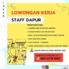 Lowongan Kerja Medan Staff Dapur Cemara Asri 2023